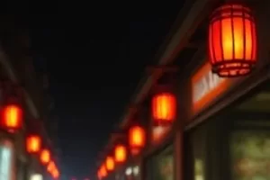 《星轨之外》科幻片封面，深空中的环形空间站与闪烁信号灯